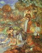 Pierre Renoir Washerwoman Sweden oil painting artist